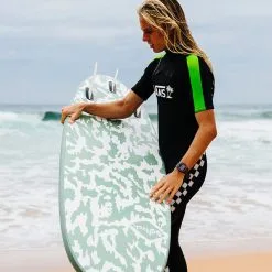 SURF SOFTECH BOMBER FCS II VERT/BLANC