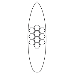 Grip De Traction SURF Antidérapant Hexapads Howzit - 10 Pcs -Surf Elite Magasin hexapads 10 28 07 2022 09 44 59