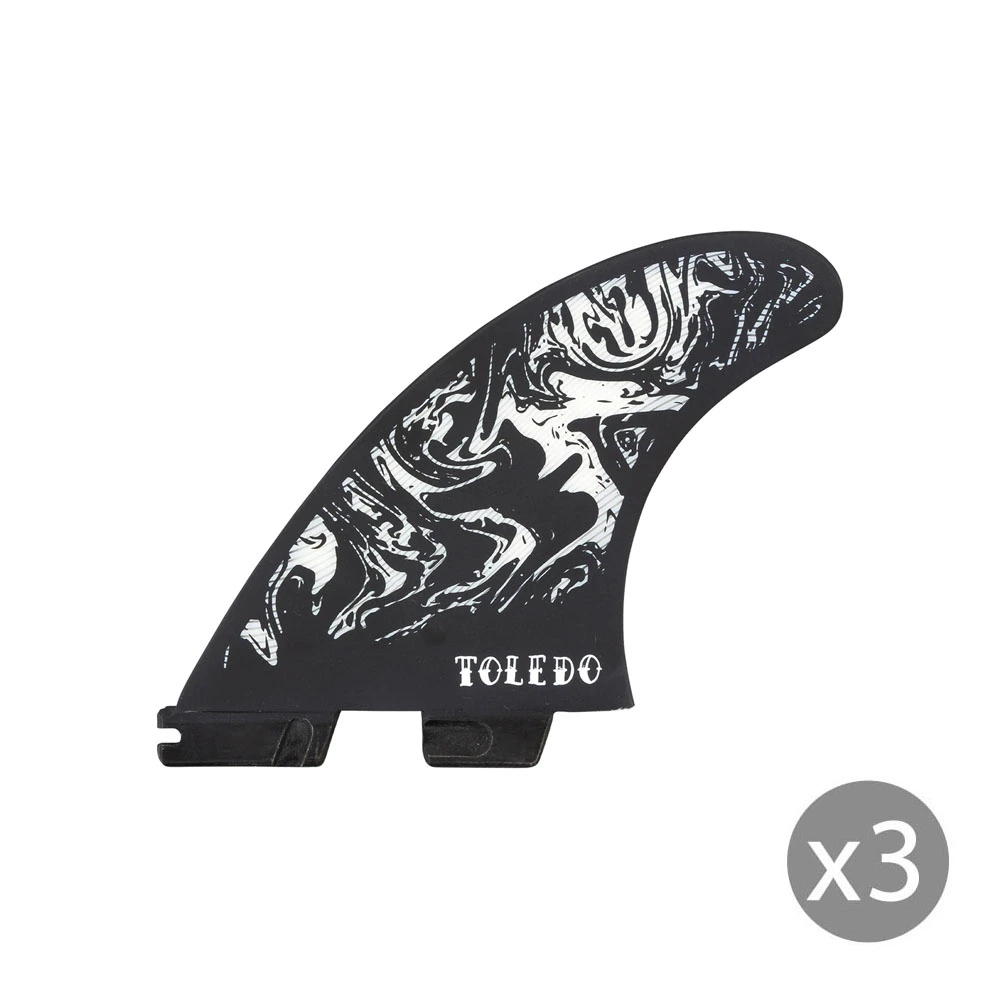 Ailerons SURF FCS II Felipe Toledo PC Medium Black/white Set De 3 1 Ailerons SURF FCS II Felipe Toledo PC Medium Black/white Set De 3